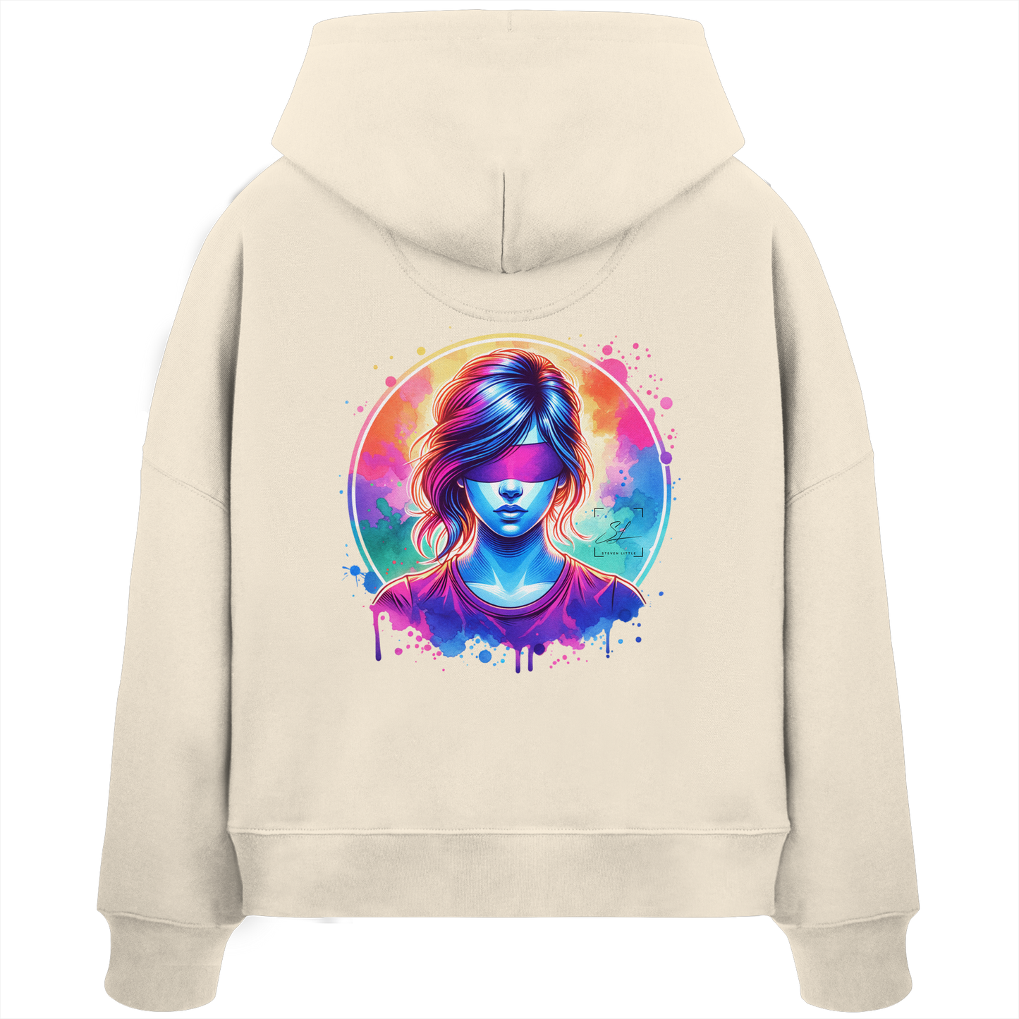 Mystic Vision - Womens Organic Boxcut Hoodie